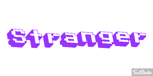 Stranger Text effect