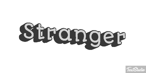 Stranger Text effect