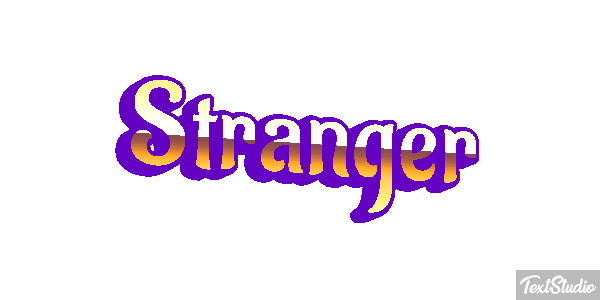 Stranger Text effect