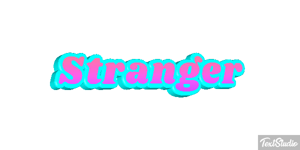 Stranger Text effect