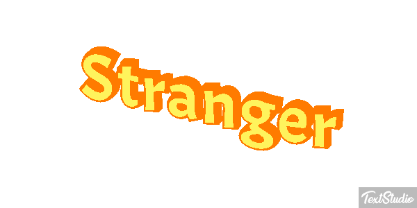 Stranger Text effect