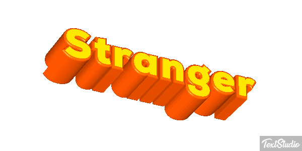 Stranger Text effect