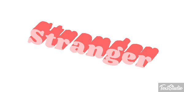 Stranger Text effect
