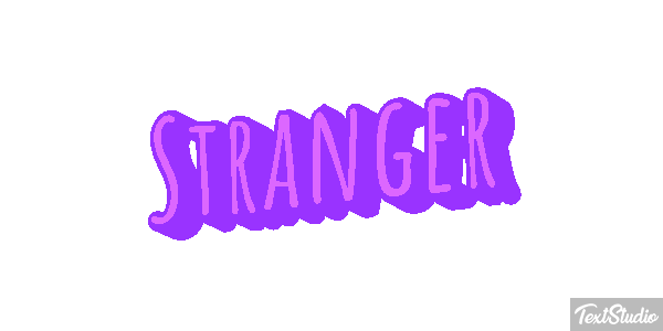 Stranger Text effect