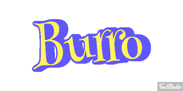 Burro Efeito do texto