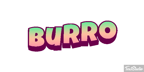Burro Efeito do texto