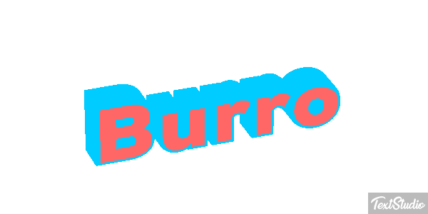 Burro Efeito do texto