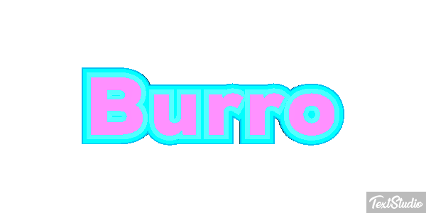 Burro Efeito do texto