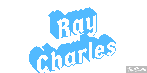 Ray Charles テキスト効果