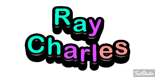 Ray Charles テキスト効果