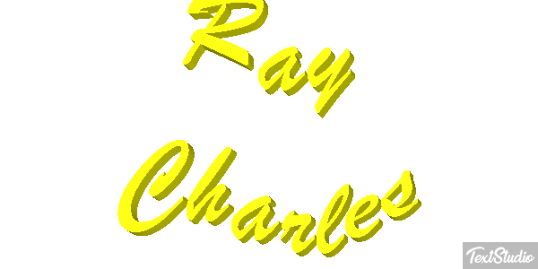 Ray Charles テキスト効果