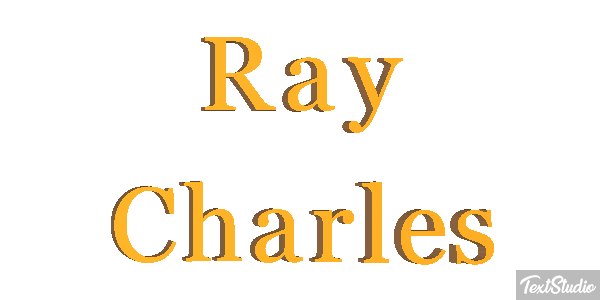 Ray Charles テキスト効果