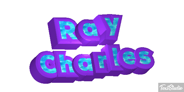Ray Charles テキスト効果