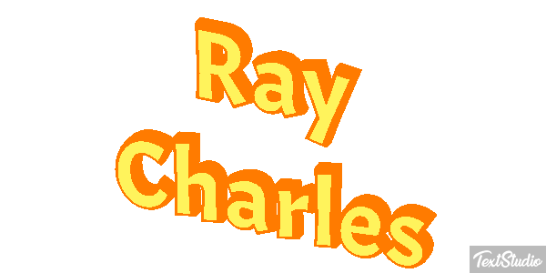 Ray Charles テキスト効果