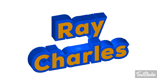 Ray Charles テキスト効果