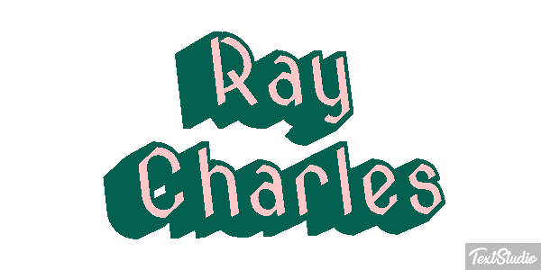 Ray Charles テキスト効果