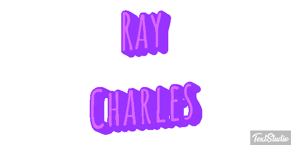 Ray Charles テキスト効果