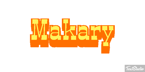Makary Texteffekt
