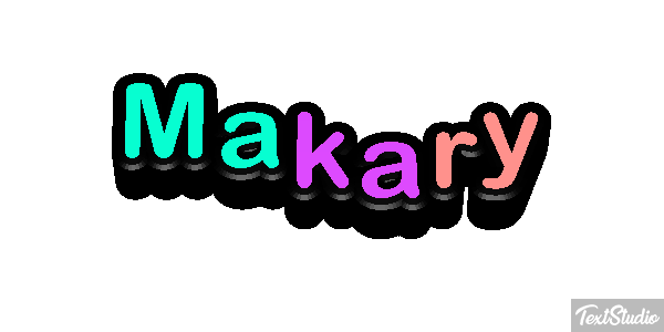 Makary Texteffekt