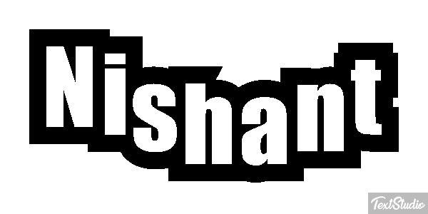 Nishant Effet de texte