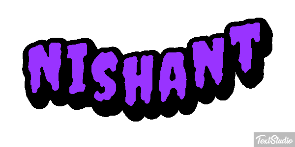 Nishant Effet de texte