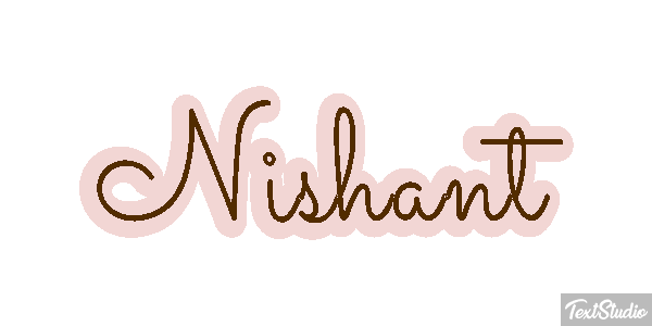 Nishant Effet de texte