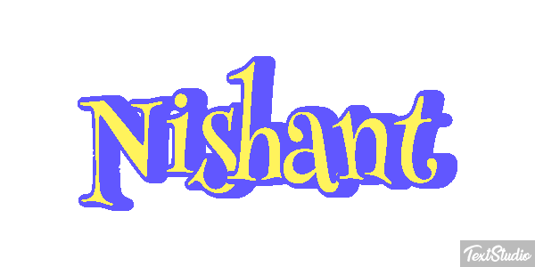 Nishant Effet de texte