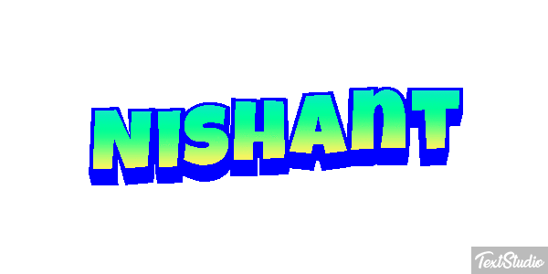 Nishant Effet de texte