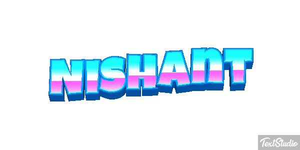 Nishant Effet de texte