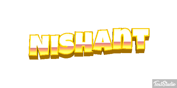 Nishant Effet de texte