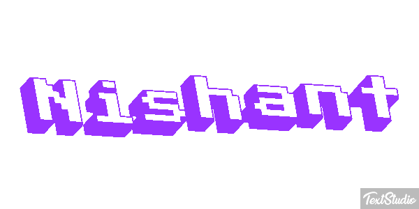 Nishant Effet de texte