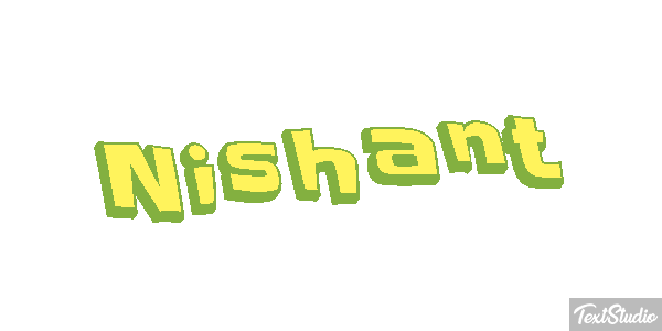Nishant Effet de texte