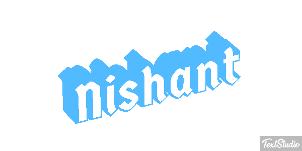 Nishant Effet de texte