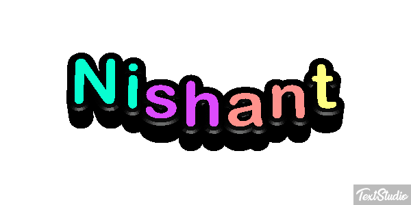 Nishant Effet de texte