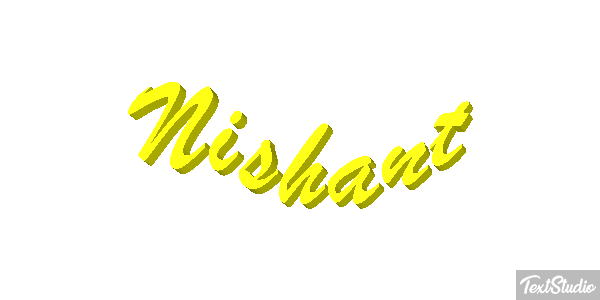 Nishant Effet de texte