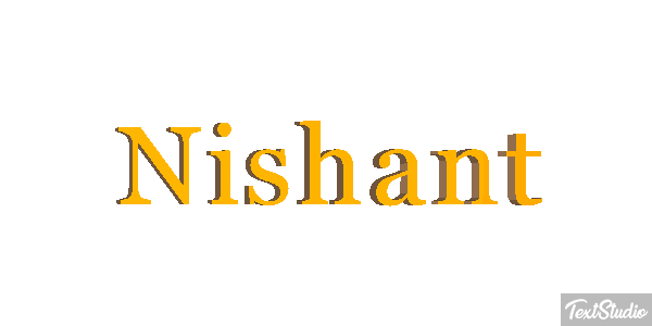 Nishant Effet de texte