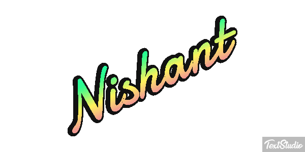 Nishant Effet de texte