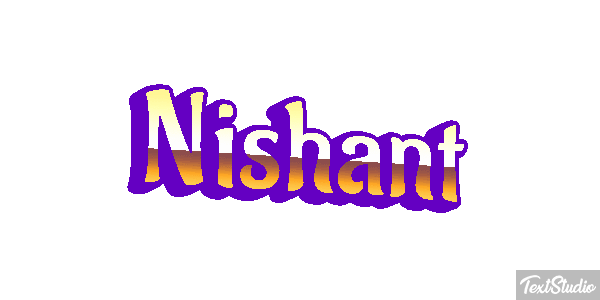 Nishant Effet de texte