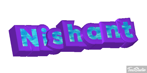 Nishant Effet de texte