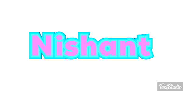 Nishant Effet de texte