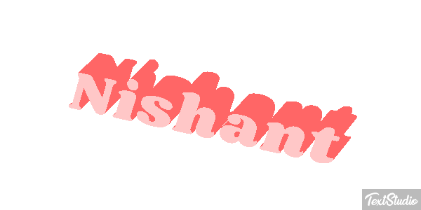 Nishant Effet de texte