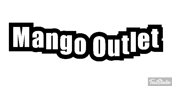 Mango Outlet Text effect