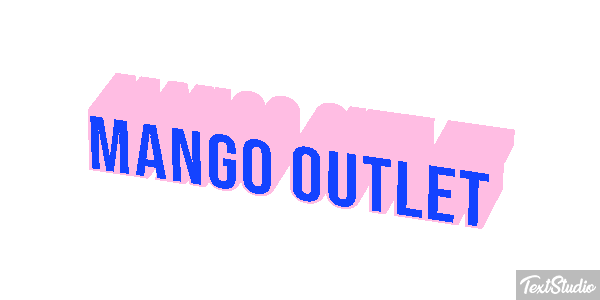 Mango Outlet Text effect
