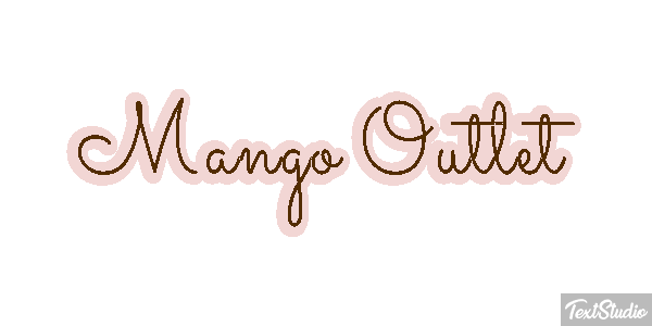 Mango Outlet Text effect