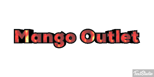 Mango Outlet Text effect