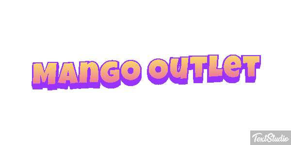 Mango Outlet Text effect