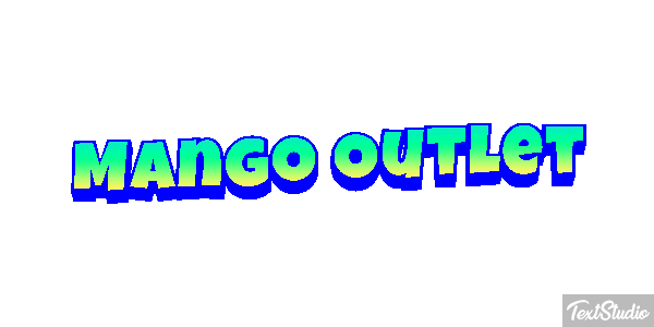Mango Outlet Text effect