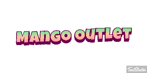 Mango Outlet Text effect