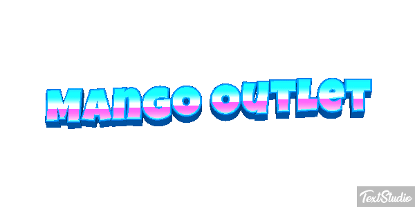 Mango Outlet Text effect