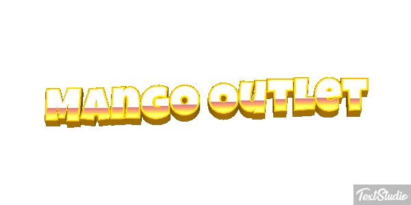 Mango Outlet Text effect